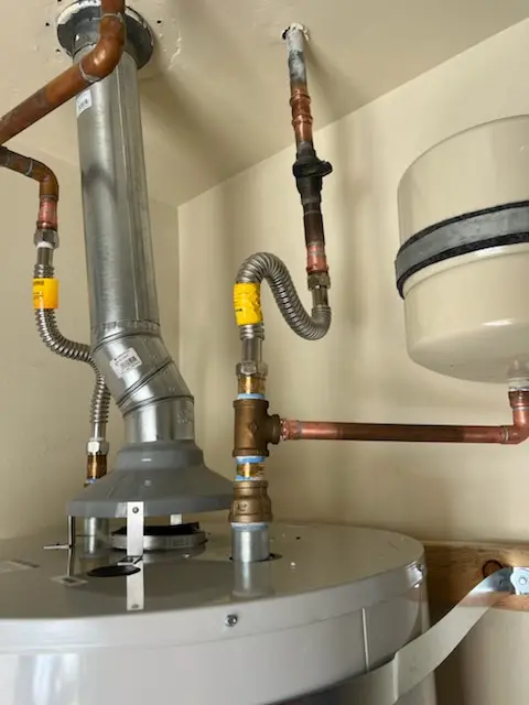 Water heater installation and plumbing repair in North Madison